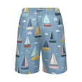 thumbnail image 2 of Men's Pajama Bottoms Athletic Shorts For Men Casual Cotton Seamless Pattern, 2 of 7