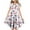 4-White, variant on SELONE 4th of July Girls Dresses Ruffle Short Sleeve Dress Crew Neck Sundress with Pockets Graphic Cute Outfits 6-15Y