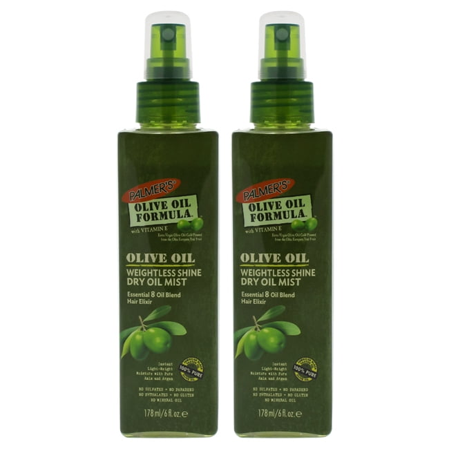 Olive Oil Weightless Shine Dry Oil Mist Pack of 2 by Palmers for