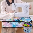 thumbnail image 4 of HELLHERO Butterfly Pattern Sewing Machine Mat Foldable Store Bobbins Thread Small Scissors Sewing Machines Pad for Travelling and Sewing Classes, 4 of 5