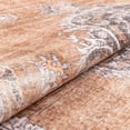 thumbnail image 4 of Well Woven Machine Washable Nile Tarifa Vintage Bohemian Medallion Floral Border Rust 5' x 7' Area Rug, 4 of 8