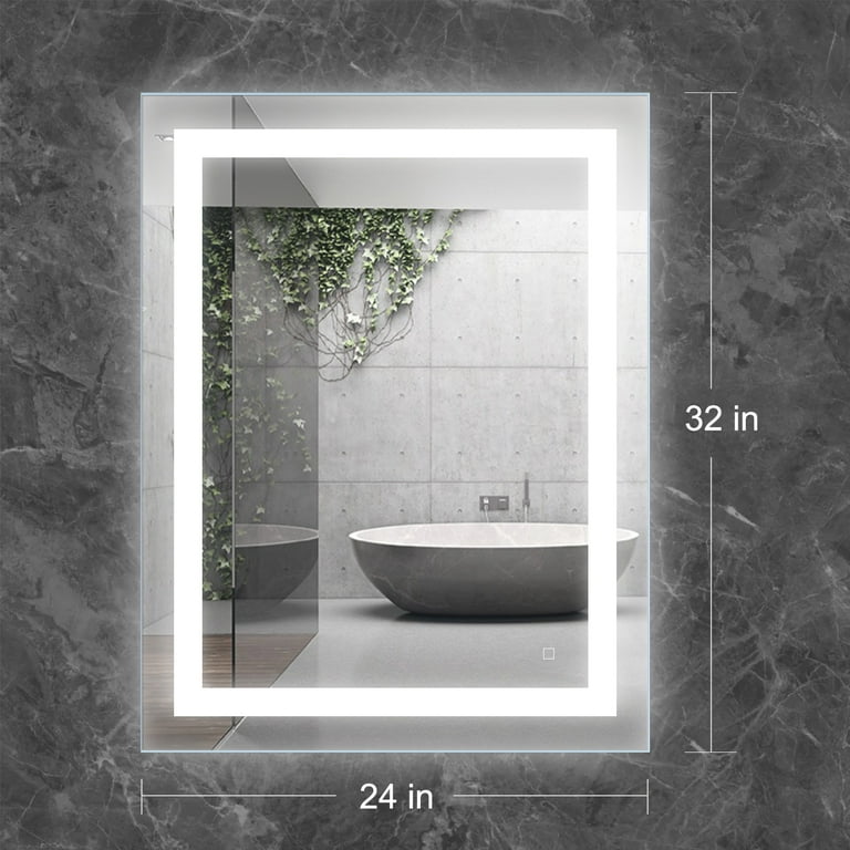 Hauschen Led Lighted Bathroom Mirror Shelly Lighting