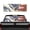 Bald Eagle American Flag, variant on Pzuqiu Truck Rear Window Decal with Tropical Floral Pattern, Car Rear Windshield Sunshade 66.9 x 22.4 Inches, Waterproof Vinyl for Most Pickup Trucks