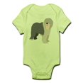 thumbnail image 1 of CafePress - English Sheep Dog Silhouette - Baby Light Bodysuit, 1 of 1