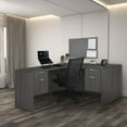 thumbnail image 2 of Legacy 60" Double Pedestal L-Desk with 35" Return- Ash Grey, 2 of 6