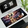 thumbnail image 3 of Spooky Halloween Night Witch Goldendoodle Glowing Pumpkins Desk Mat Full Keyboard Mouse Pad Doodle Dog Lover Gifts Idea Large Mousepad - 12015, 3 of 5