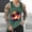 🔥 Green, variant on Mens Tank Tops Workout Summer Sleeveless Crew Neck Men's Undershirts Hawaiian Print Loose Fit Oversized Bodybuilding Mens Vests Outerwear Vacation for Summer Beach Days White L
