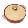 thumbnail image 5 of Stock Pot with Lid Non Stick Stew Soup Pot Casserole Cooking Pot with Heat Resistant Handle Super Easy to Clean Cookware, 5 of 5