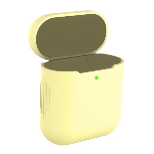 Funda protectora de silicona para AirPods 1/2 Pro, funda antigolpes con barras antideslizantes, compatible con carga inalámbrica.