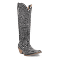 thumbnail image 2 of Dingo Women's Honkytonk Studded Tall Western Boot Snip Toe Black 6 1/2 M  US, 2 of 5
