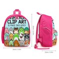 thumbnail image 2 of Squishmallow Mochila Escolar para Niños y Niñas, Mochila Infantil Ligera de Alta Calidad, Grande y Duradera ROSA, 2 of 6