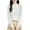 White, variant on Women's Sweaters Mock Neck Long Sleeve Knitted Graphic Fall Winter Fashion Casual Pullover Sweater Tops (XL, White)