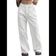 thumbnail image 2 of Pantalones A Rayas para Mujer, de Color Block, Cintura Alta, Pierna , Informales, para Trabajo y Oficina. M, 2 of 9