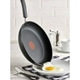 thumbnail image 3 of T-fal C5610564 Titanium Advanced Nonstick Thermo-Spot Heat Indicator Dishwasher Safe Cookware Fry Pan, 10.5-Inch, Black, 3 of 5