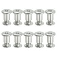 thumbnail image 1 of Uxcell 10 Set M8 x 12 mm Hex Chicago Screws Binding Posts Socket Cap Bolt Nut Silver, 1 of 7