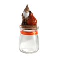 thumbnail image 2 of Tepsmf Halloween Pumpkin Glass Jar Candy Storage Container with Lid Small Gift Treat Holder Holiday Decor Prop, 2 of 7
