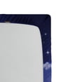 thumbnail image 2 of Ambesonne Moon Fitted Sheet, Stars in the Night Cosmic, Full Size, Yellow Purple, 2 of 2