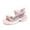Pink, variant on LIIPEE Girls Sandals Summer Fashion Cute Adjustable Straps Butterfly Open Toe Non- Soft Sole Shoes Child Cozy Outdoor Casual Wear Princess Sandal,Purple,13.5-14 Years