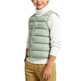 thumbnail image 2 of Maqroz Boys Puffer Vests Kids Sleeveless Winter Coats Round Neck Snap Button Down Outerwear Lightweight Warm Padded Clothing for Fall Layering, 2 of 7