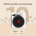 thumbnail image 6 of Mini Retro Bluetooth Speaker, Record Player Style, 5.0 Wireless, USB/TF/AUX/FM Radio, HiFi Stereo, Portable Music Player for Home Outdoor, 6 of 8