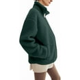 thumbnail image 3 of Women's Fleece Zip Up 2-in-1 Baby Wearing Jacket, Maternity Winter Coat with Kangaroo Pocket, Thick Warm Baby Wearing Clothes for Mothers, Postpartum Winter Jacket, 3 of 8
