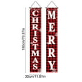 thumbnail image 3 of YgkuHd Christmas Decorations,Christmas Hanging Banner Porch Sign,Christmas Couplet Door Curtain Custom Party Decoration Door Cover Christmas Flag Background Cloth, 3 of 6