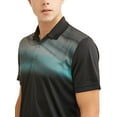 thumbnail image 2 of Ben Hogan Men's Performance Asymmetrical Printed Polo Shirt, Up to Size 5XL, 2 of 4
