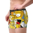 thumbnail image 4 of Simpsons Men's Breathable Boxer Briefs Soft Stretch Moisture-Wicking Underwear Medium, 4 of 9