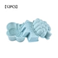 thumbnail image 1 of Worallymy 12 Uds. moldes de árbol de Navidad para pasteles moldes antiadherentes para cupcakes patrones variados herramientas para postres accesorios de silicona para hornear Worallymy JD735806095, 1 of 7
