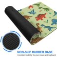 thumbnail image 6 of Long Mouse Pads for Desk,Rainbow Dinosaurs Tiny Plants Desk Mats on Top Of Desks, Desk Mouse Pad Extra Large with 3mm Non-Slip Base and Stitched Edge for Gaming,Office,Work,Home 35.4"x15.7", 6 of 6