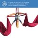 thumbnail image 3 of Kit Inicial de Telas Aéreas Aum Active 9m Columpio de Yoga Aéreo, 3 of 8