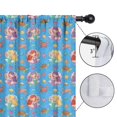 thumbnail image 4 of Blackout Kids Curtains,Mermaid Princess Sea Pattern Childrens Insulated Curtains Set Of 2,Bedroom Essentials,Toddler Room Decor 42"x54", 4 of 5