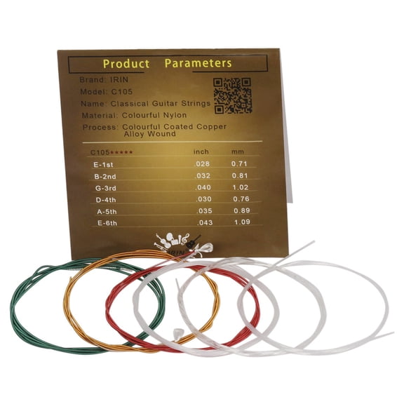 6 * Classical Guitar Strings-Multicolor