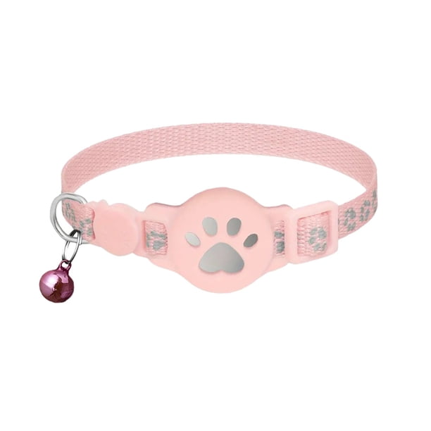 Collar inteligente para gatos con localizador electrónico «Find My», compatible con seguimiento en tiempo real, de silicona, ligero y ajustable para gatos pequeños y medianos