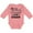 Mauve, variant on My Best Friend is My Cousin with Hearts Boys or Girls Long Sleeve Baby Bodysuit