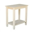 thumbnail image 3 of International Concepts Solid Wood Solano Accent Table Unfinished, 3 of 10