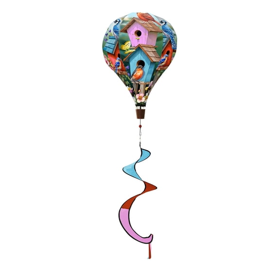 Briarwood Lane Spring Celebration Birdhouses Hot Air Balloon Spinner