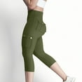 thumbnail image 6 of BVOFAR Womens Capri Leggings Casual Elastic Waist Capri Shorts Petite Silm Fit Drawstring Skimmer Capris Beach Solid Color Athletic Capris Capri for Women, 6 of 9