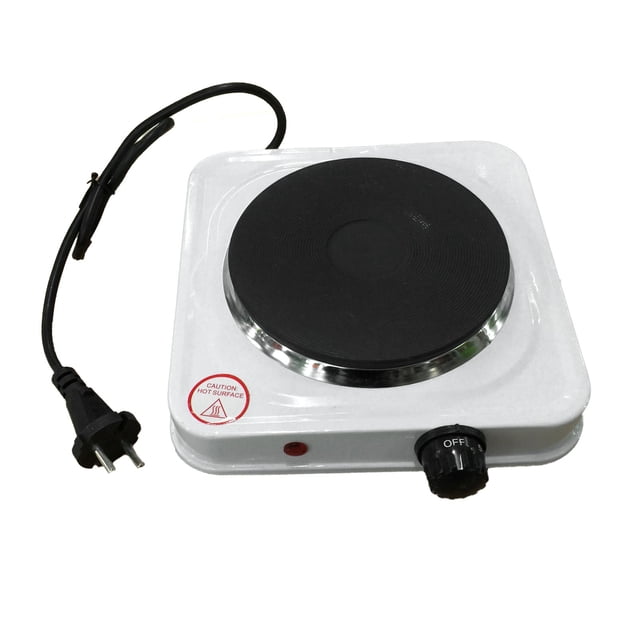 Mini estufa eléctrica multifuncional portátil control de temperatura ajustable 1000W placa calefactora para cocina casera enchufe de la UE