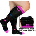 thumbnail image 3 of Plus fat pressure socks American style vein second grade elastic socks Compression socks fat socks, 3 of 6