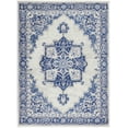 thumbnail image 3 of Nourison Whimsicle Persian Farmhouse Ivory Blue 6' x 9' Area Rug, (6' x 9'), 3 of 9