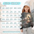 thumbnail image 7 of Xoenoiee Robin Moon Cherry Blossom Print Girls Oversized Sweatshirts Crewneck Long Sleeve Tunic Pullover Shirts Side Slit 2025 Fall Clothes, 13-14 Years, 7 of 7