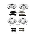 thumbnail image 3 of PowerStop Front and Rear Z23 Evolution Sport Carbon-Fiber Ceramic Brake Pad and Drilled & Slotted Rotor Kit Fits: CHEVROLET GMC ISUZU OLDSMOBILE Select Models K2005, 3 of 10