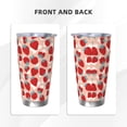 thumbnail image 3 of Bingfone Red Strawberry for 20 Oz Stainless Steel Travel Mug Double Wall Water Coffee Cup for Home,Office, Outdoor Works Great for Ice Drinks and Hot Beverage-Without Straw, 3 of 8