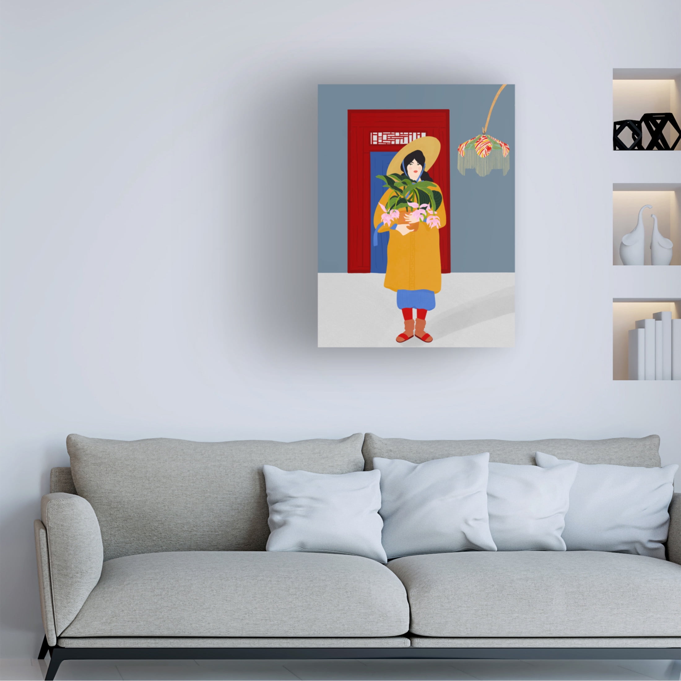 Trademark Fine Art Jota de jai Las flores Canvas Wall Art