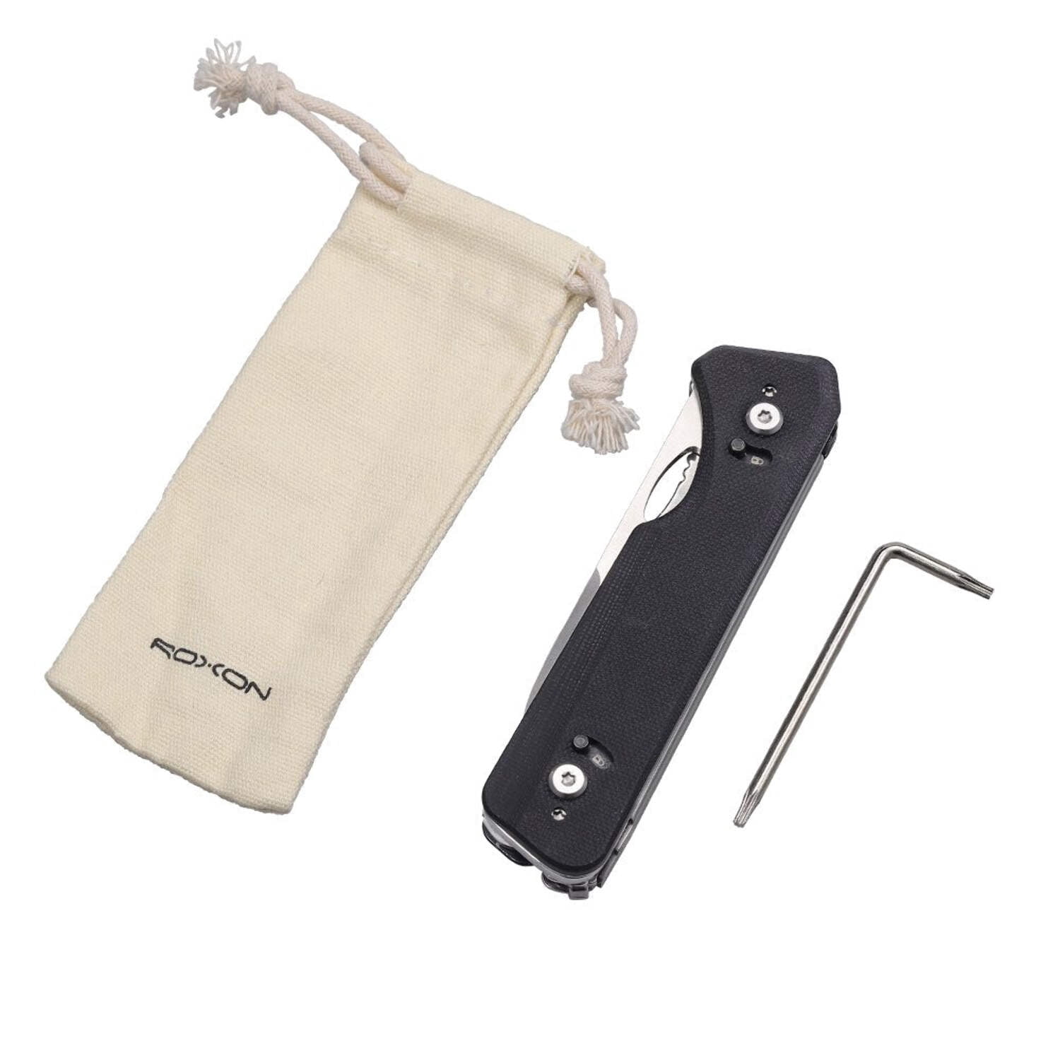 ROXON S501U Utility Knife - 17 Interchangeable Blades, Full-Size Scissors, G10 Handle