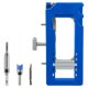 thumbnail image 1 of Bisagra de puertas Bisagra Mortiser Versátil Plantilla de enrutador del kit de instalación para el accesorio de muebles de carpintería práctico Azul, 1 of 8