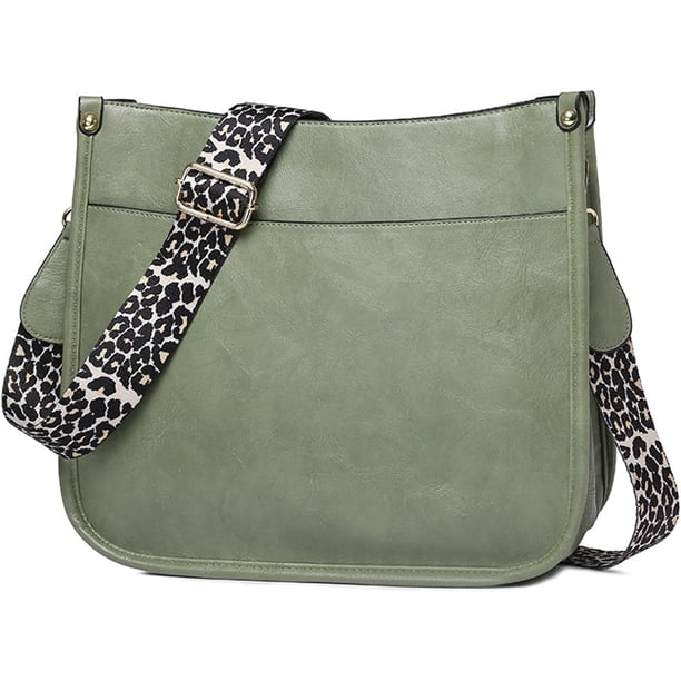 LHSHID Crossbody Bags for Women Leather Hobo Shoulder Bag Tote Purses Handbag Satchel Bag