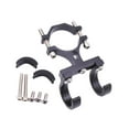 thumbnail image 1 of koolsoo Bike Motorcycle Bag Hanger with Double Hooks Compact Multipurpose Adjustable Black 7.5x5cm, 1 of 9