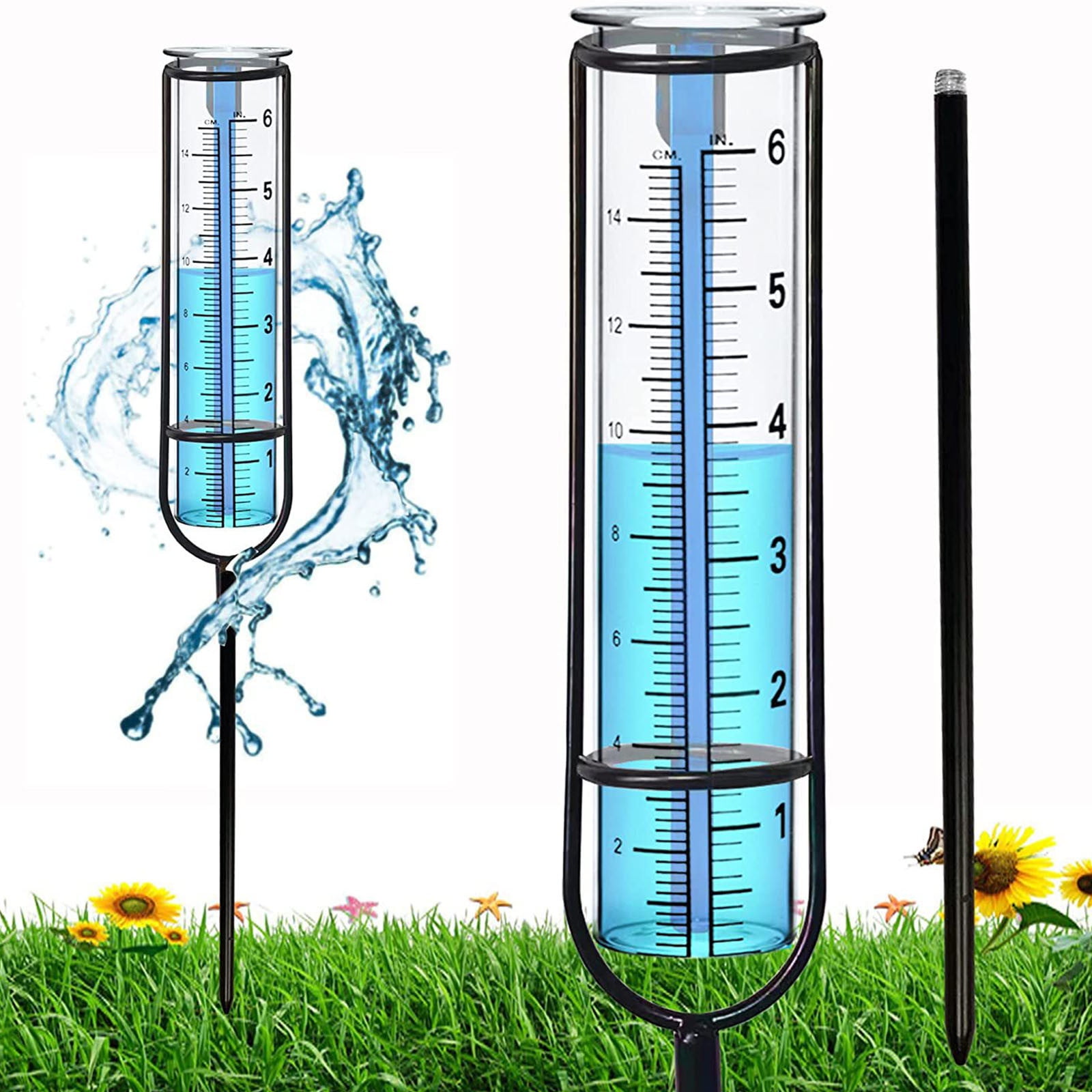 amlbb Rain Gauge, Freezes Proof Rain Gauge Outdoor , Rain Gauges For